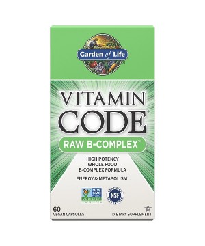 Vitamín B-Komplex - RAW Vitamin Code - 60 kapslí